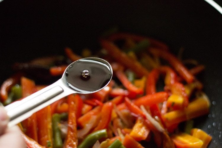 making kung pao vegetables recipe