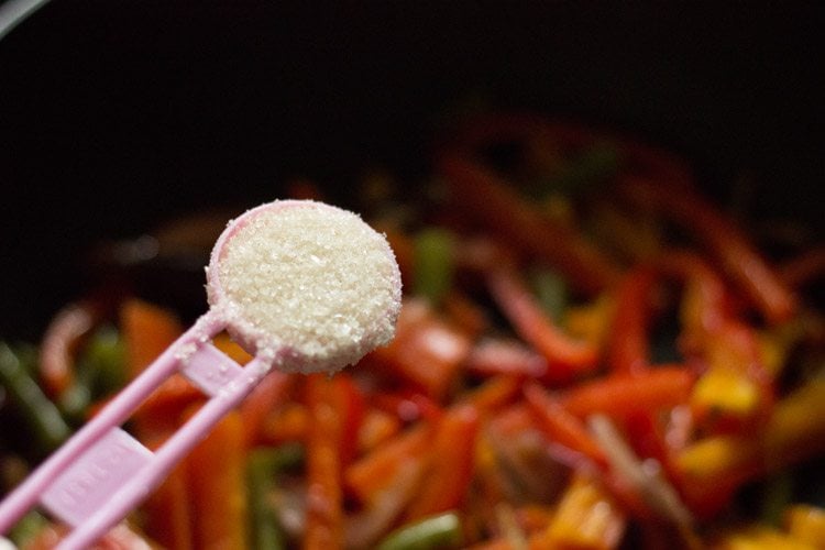 making kung pao vegetables recipe