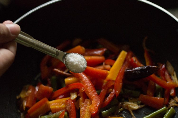 making kung pao vegetables recipe