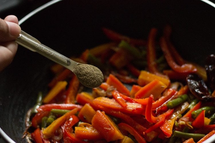 making kung pao vegetables recipe