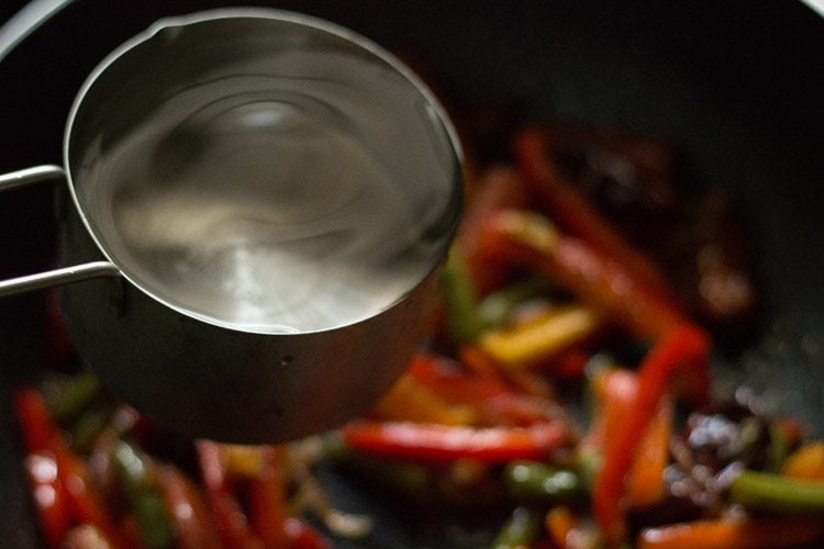 making kung pao vegetables recipe