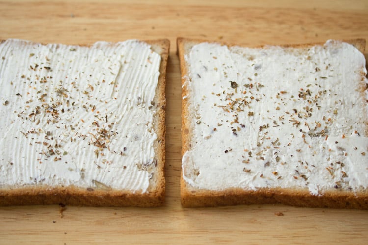 making cream cheese sandwich recipe