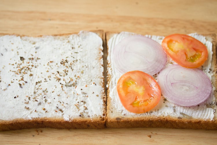 making cream cheese sandwich recipe