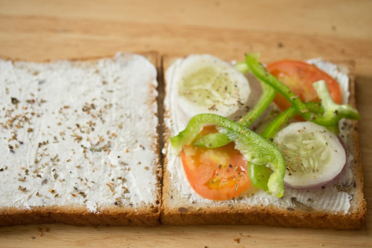 making cream cheese sandwich recipe