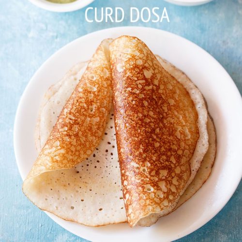 sponge dosa recipe, curd dosa recipe, thayir dosa recipe