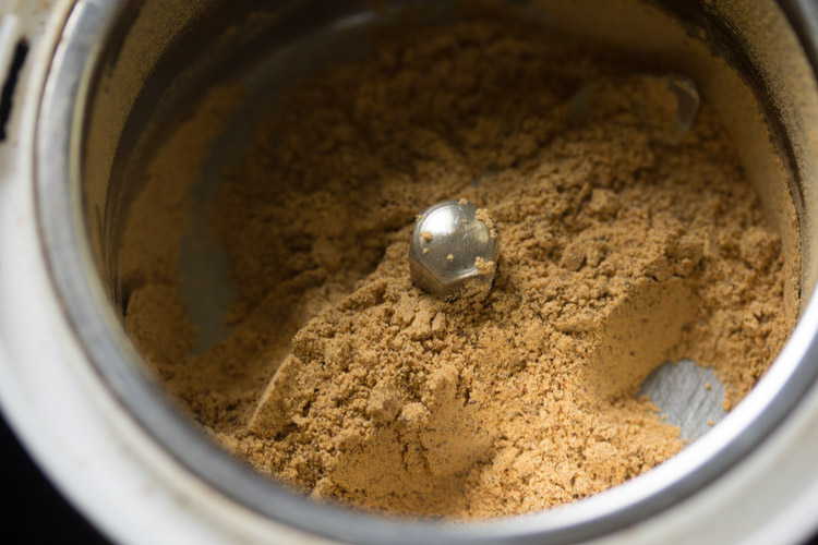 roasted spices ground to a fine powder to make majjiga charu.