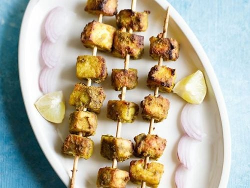 paneer hariyali tikka recipe