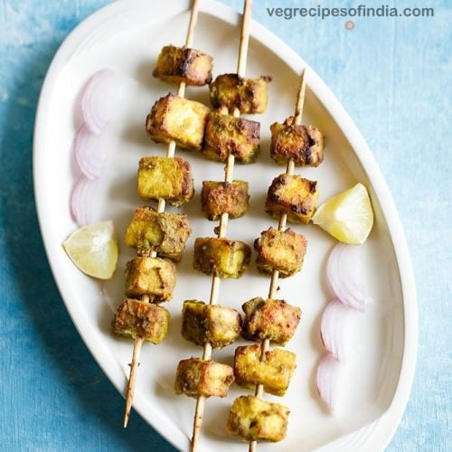 paneer hariyali tikka recipe