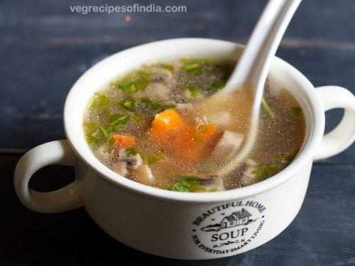 tom yum soup recipe, thai tom yum soup recipe, vegetarian tom yum soup