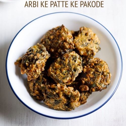 arbi patta pakoda recipe