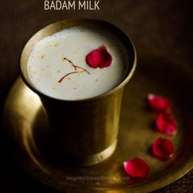 badam milk recipe