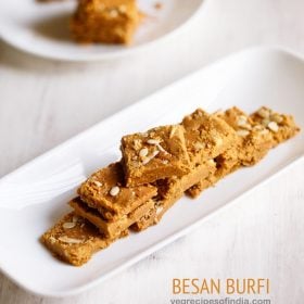 besan barfi recipe, besan burfi