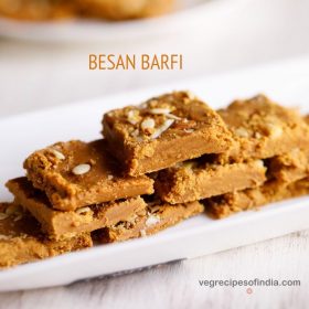 besan barfi recipe, besan burfi recipe