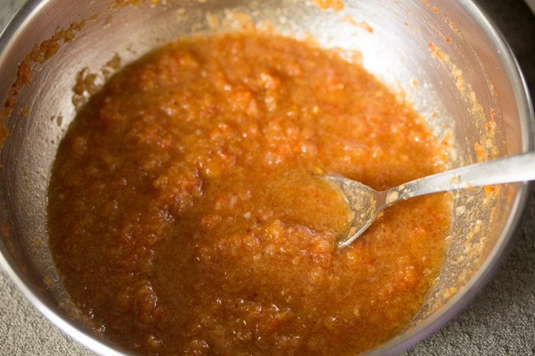 making stuffed tinda recipe