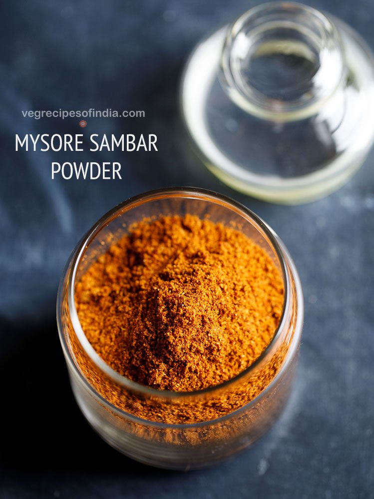 mysore sambar powder recipe