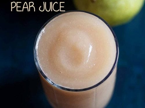 pear juice recipe