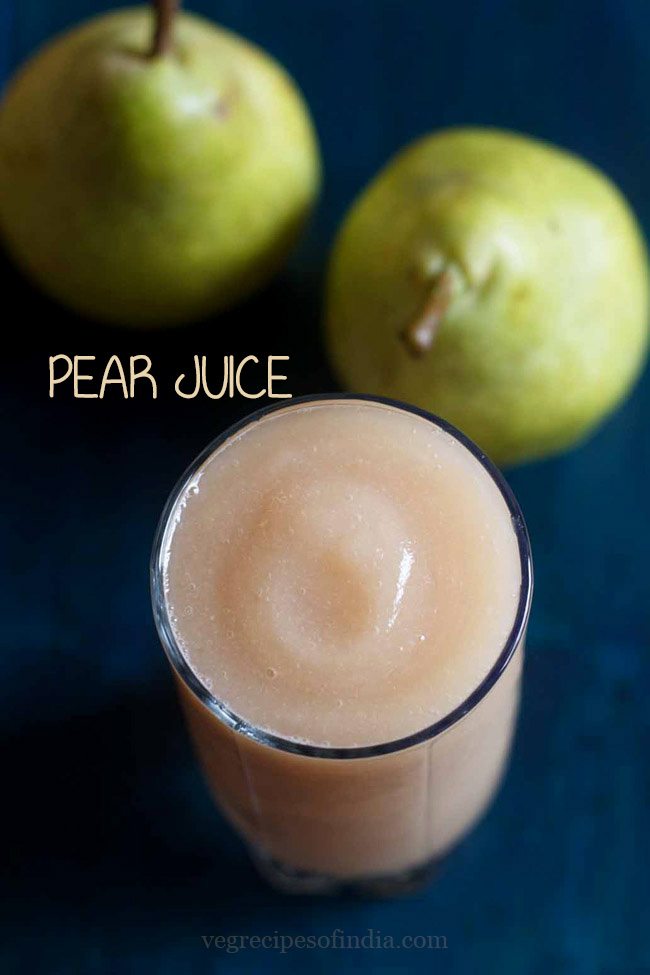 pear juice recipe