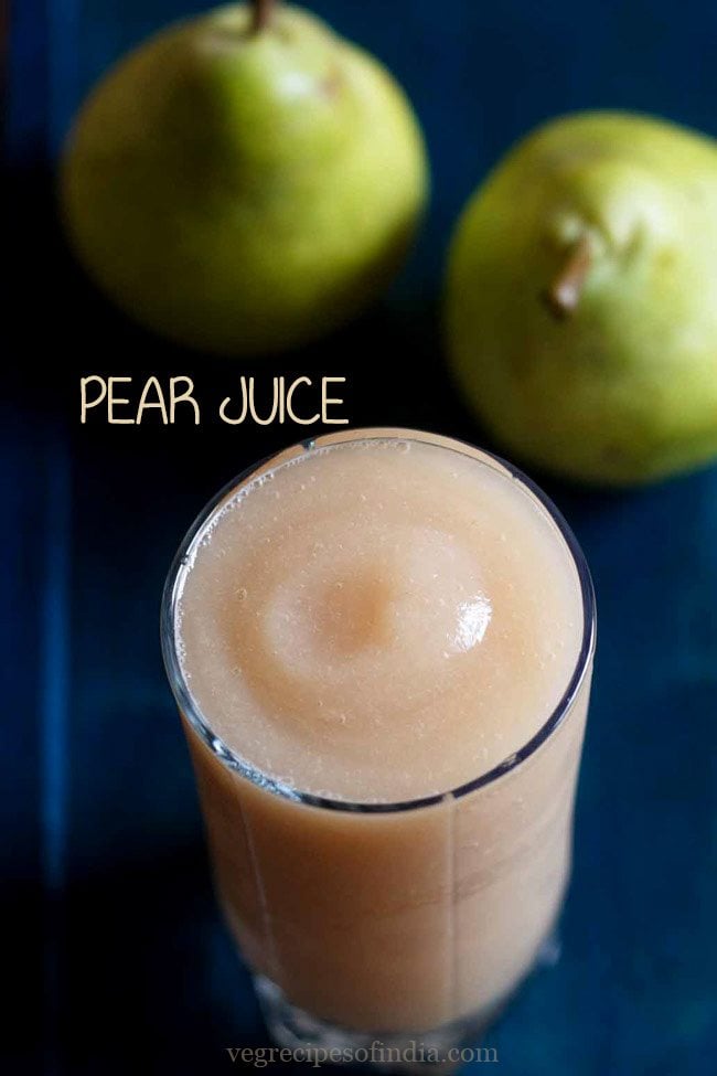 pear juice recipe