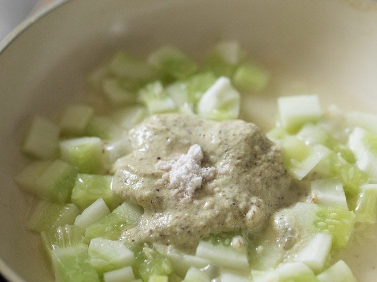 making cucumber pachadi recipe