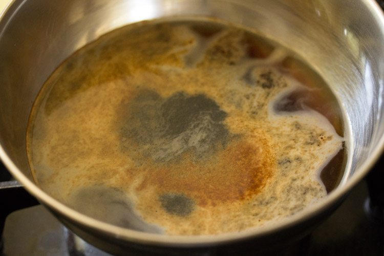 making coffee syrup for easy tiramisu recipe