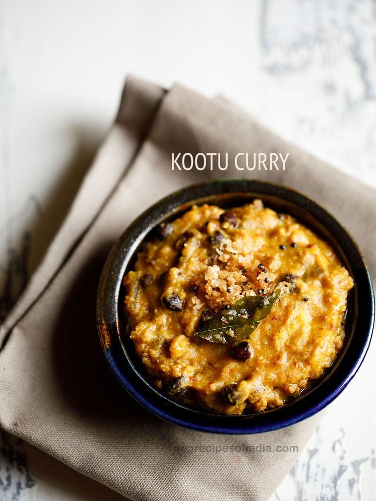 kootu curry recipe, koottu kari