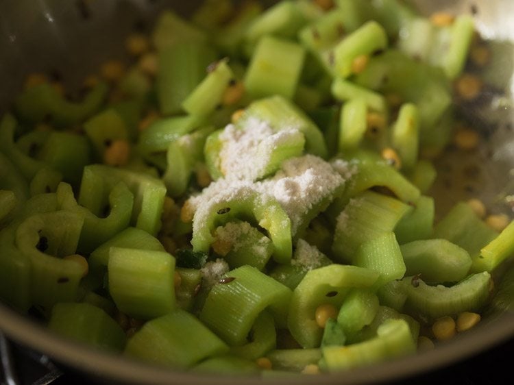 making padwal chana dal sabzi recipe