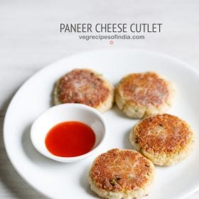 paneer cheese cutlet recipe
