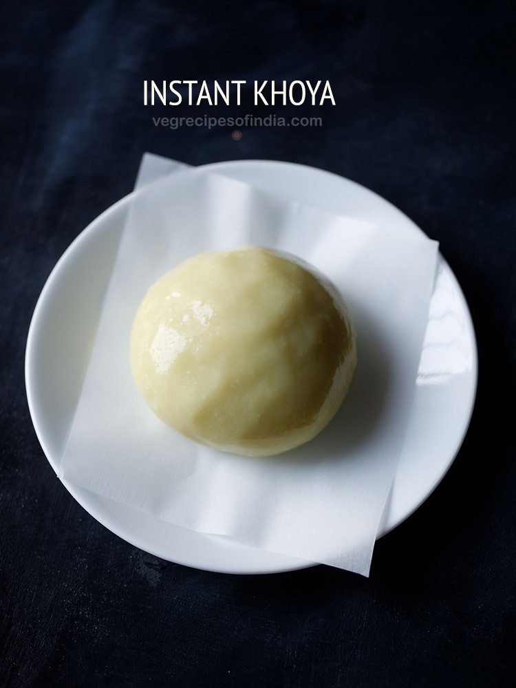 instant khoya recipe with milk powder