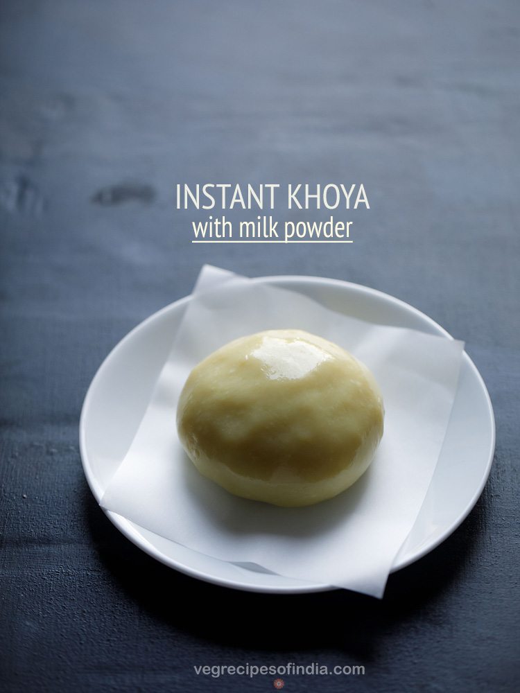 instant khoya recipe