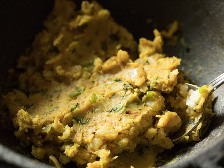 making Bengali aloos chop recipe