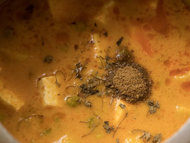 aloo matar paneer gravy recipe