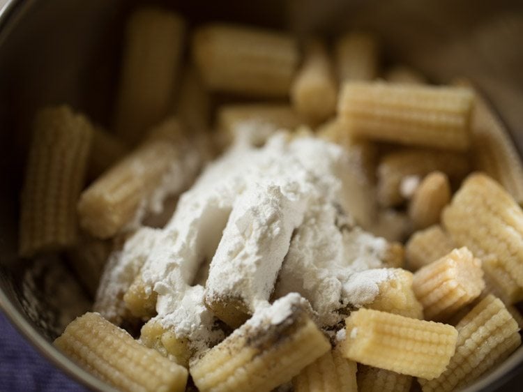 baby corn to make baby corn manchurian gravy recipe