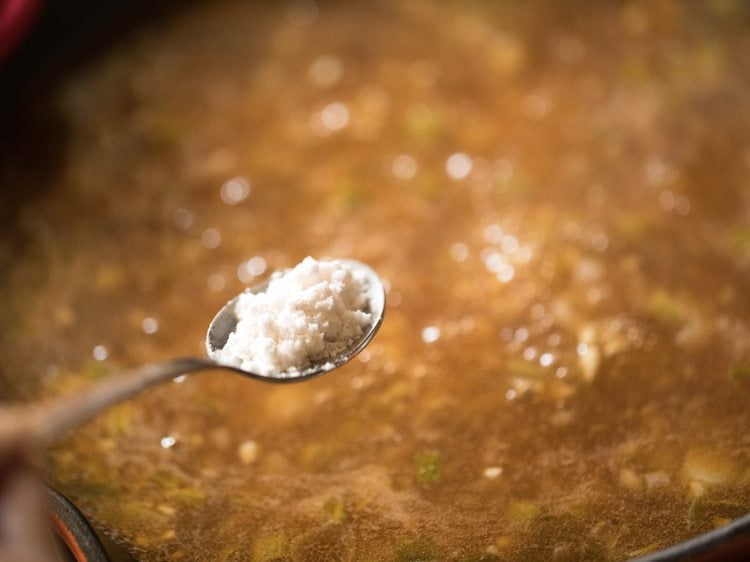 making baby corn manchurian gravy recipe