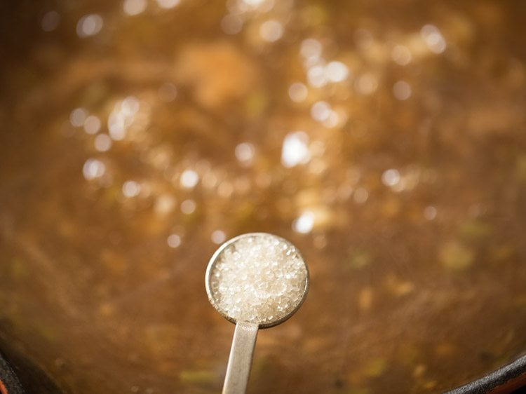 making baby corn manchurian gravy recipe