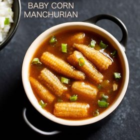 baby corn manchurian gravy recipe
