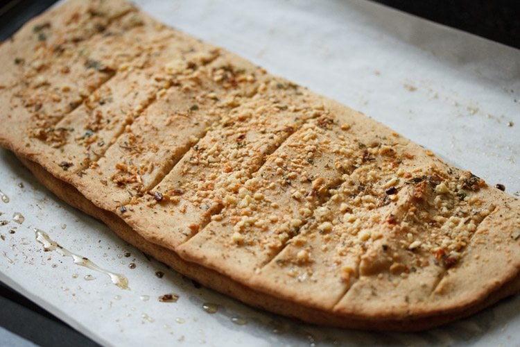 baked cheese breadsticks. 