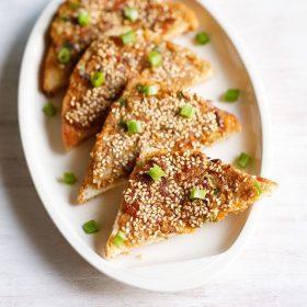 veg chinese toast recipe