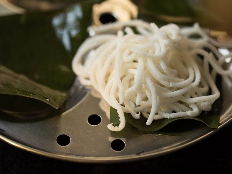 making Kerala idiyappam recipe