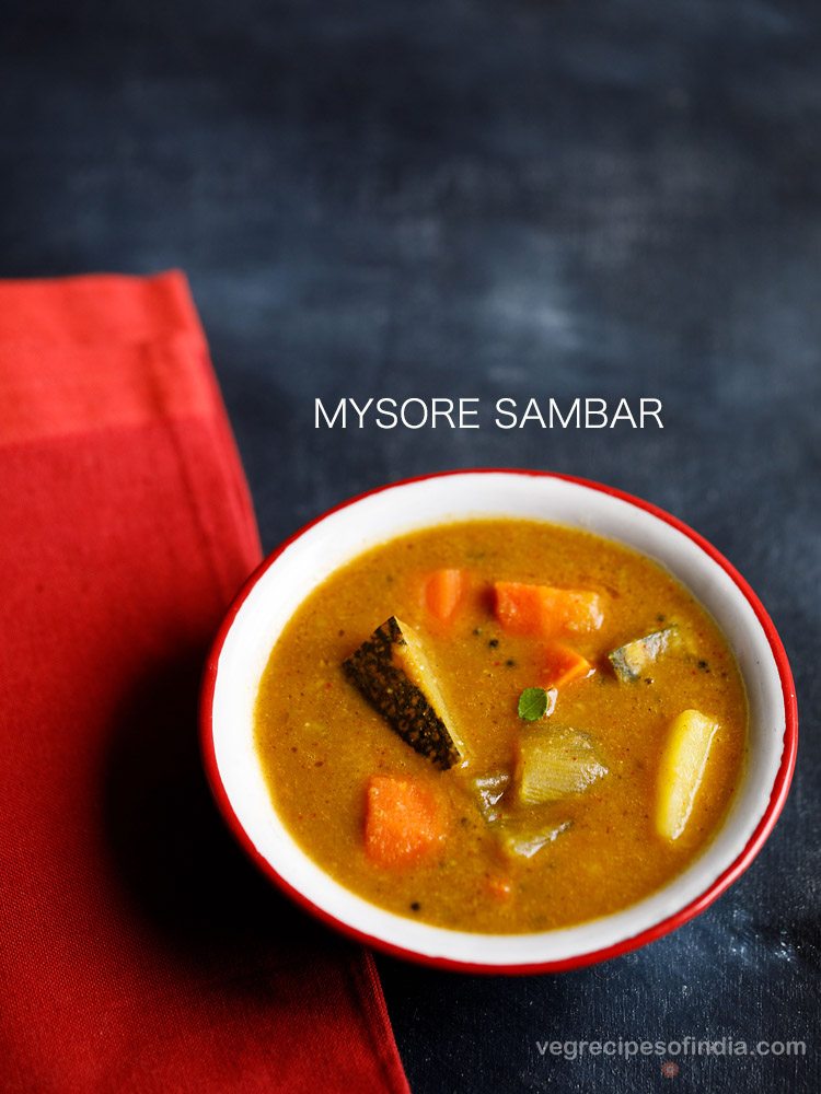 mysore sambar recipe