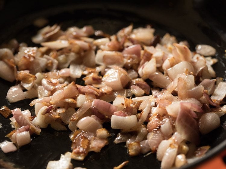 sauteing onions