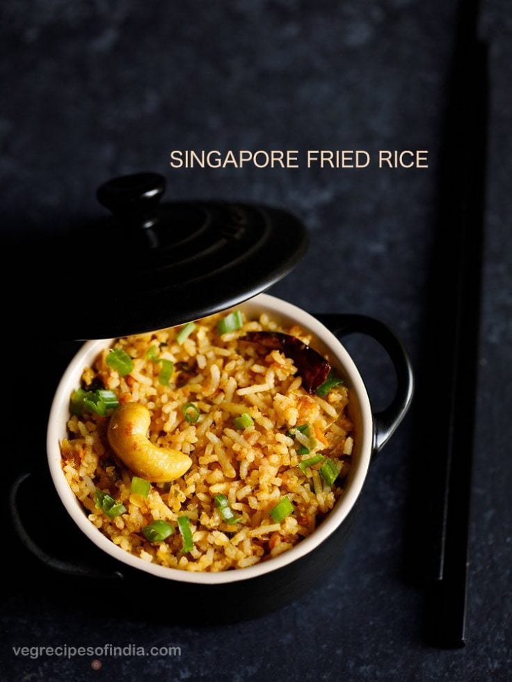 Singapore Fried Rice » Dassana's Veg Recipes