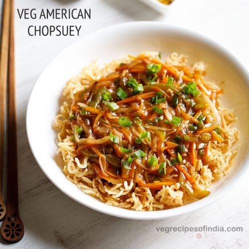 veg american chopsuey recipe