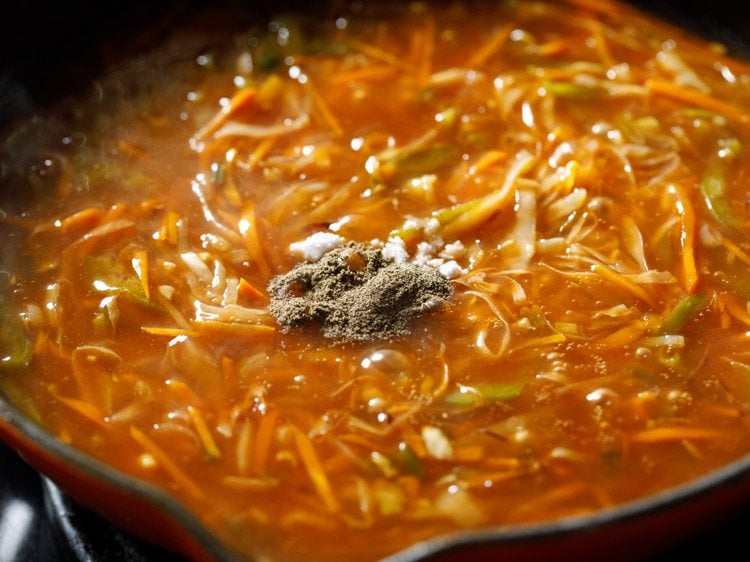 making veg American chopsuey recipe