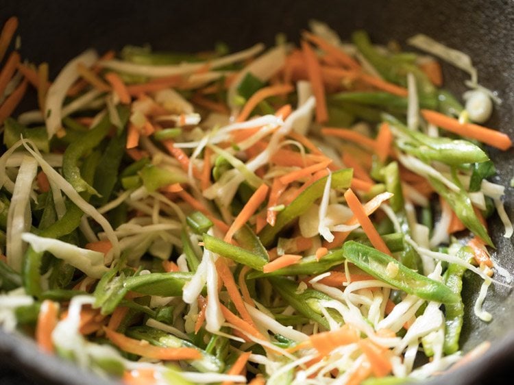 making vegetable noodle soup recipe