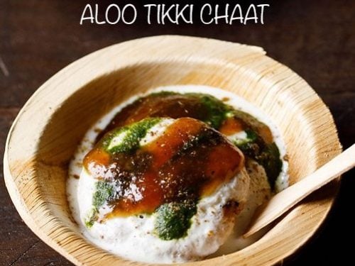 aloo tikki chaat recipe