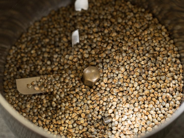 bajra in a grinder jar.