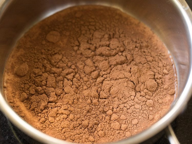 add cocoa powder