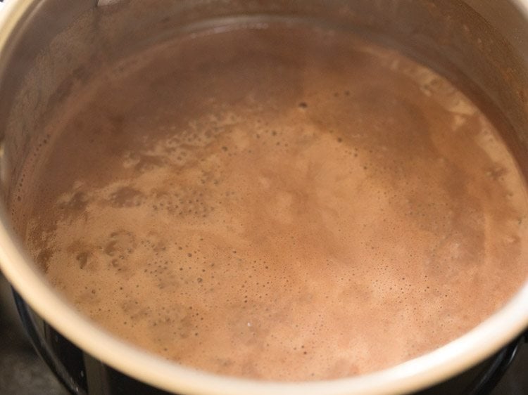 bring this cocoa mixture come to a boil