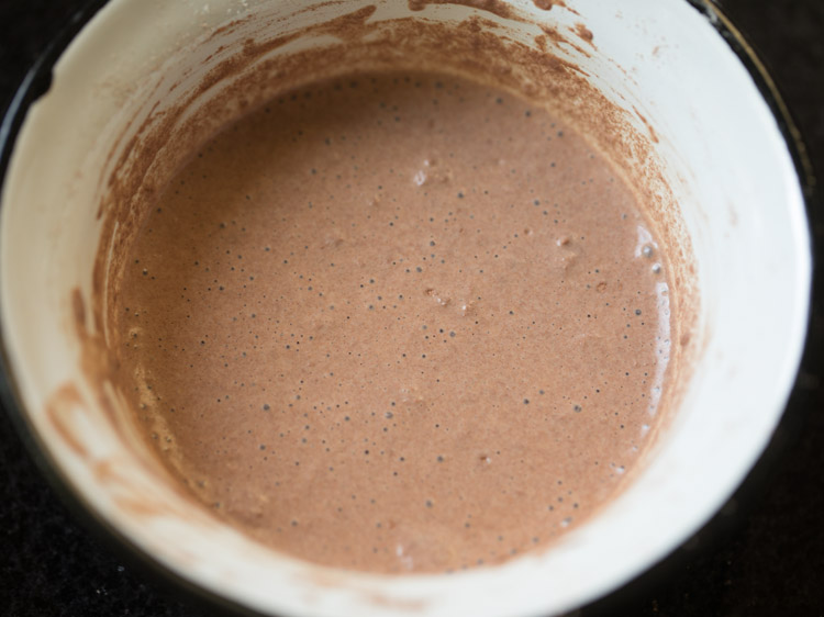 making eggless chocolate pudding recipe