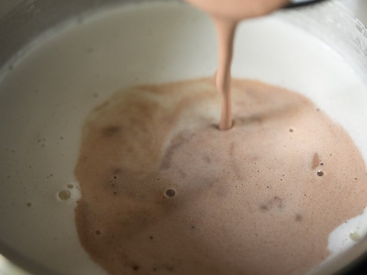 making eggless chocolate pudding recipe